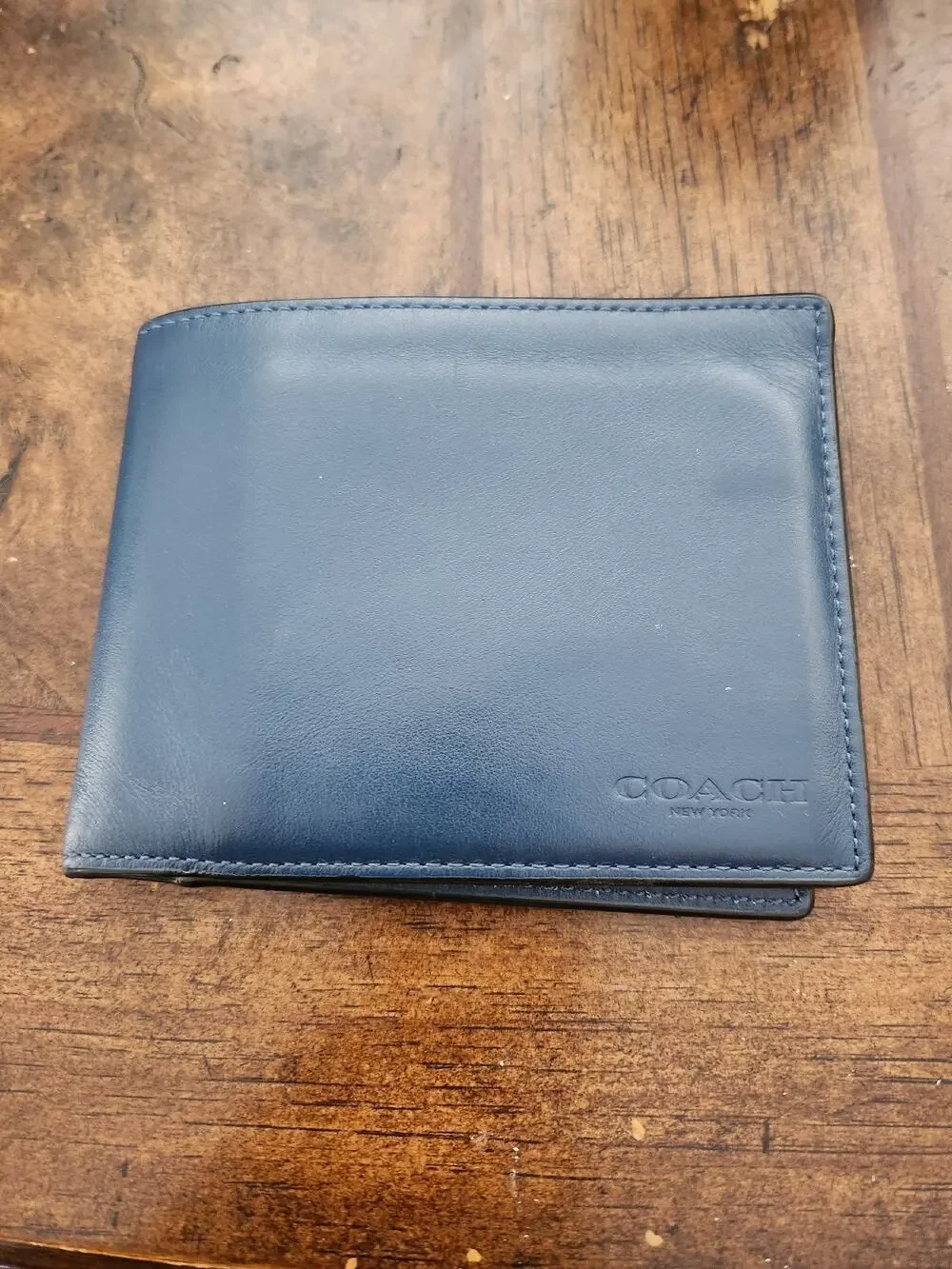 Coach leather men's wallet